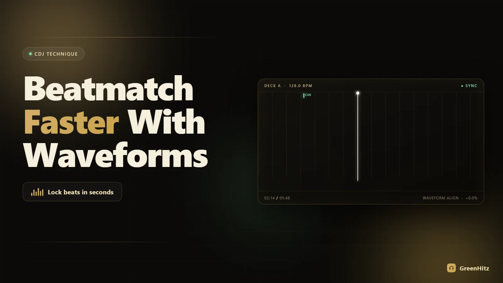 How to Beatmatch Faster Using Waveform Alignment on CDJs