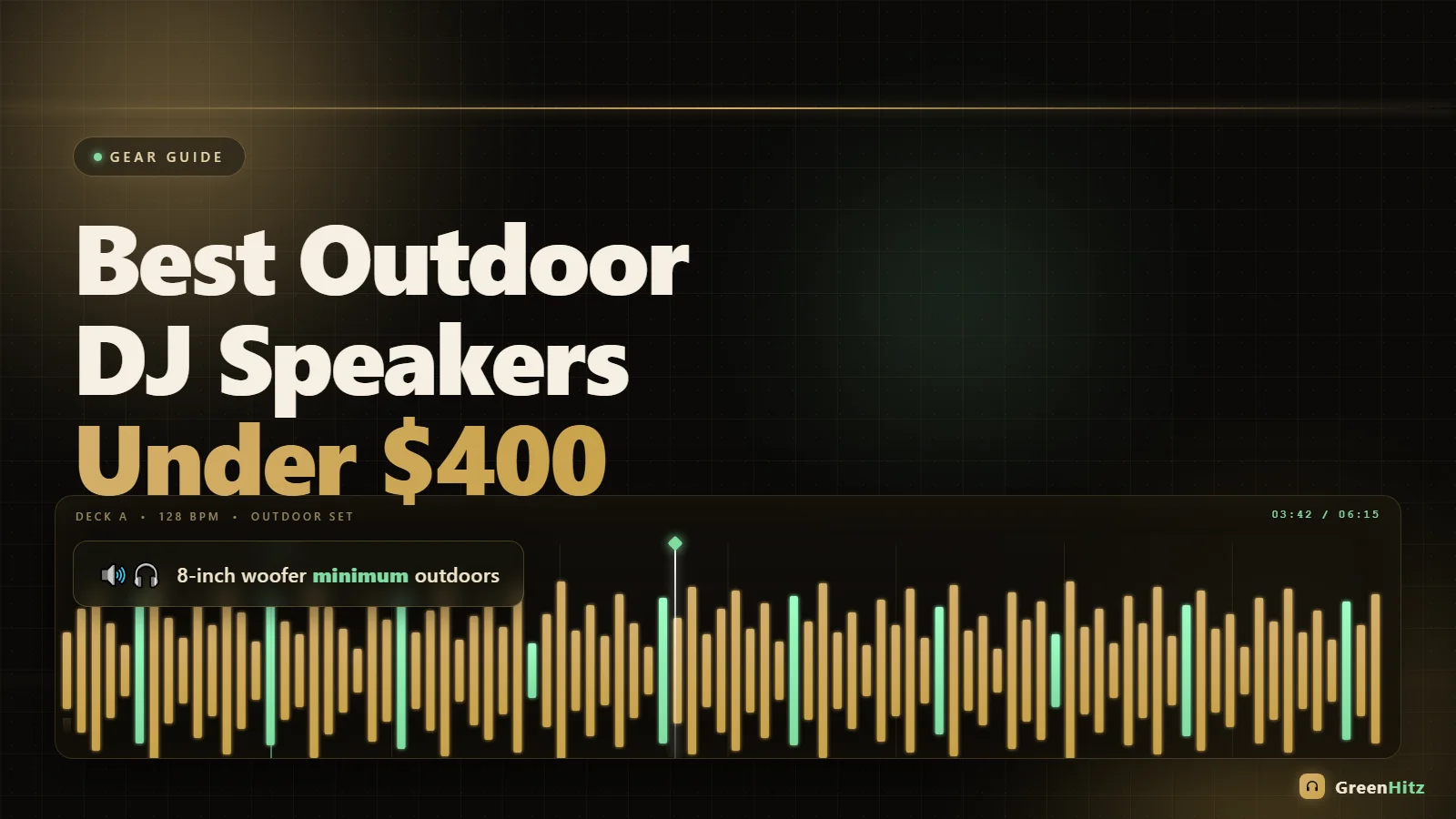 Best Portable DJ Speakers for Small Outdoor Parties Under $400