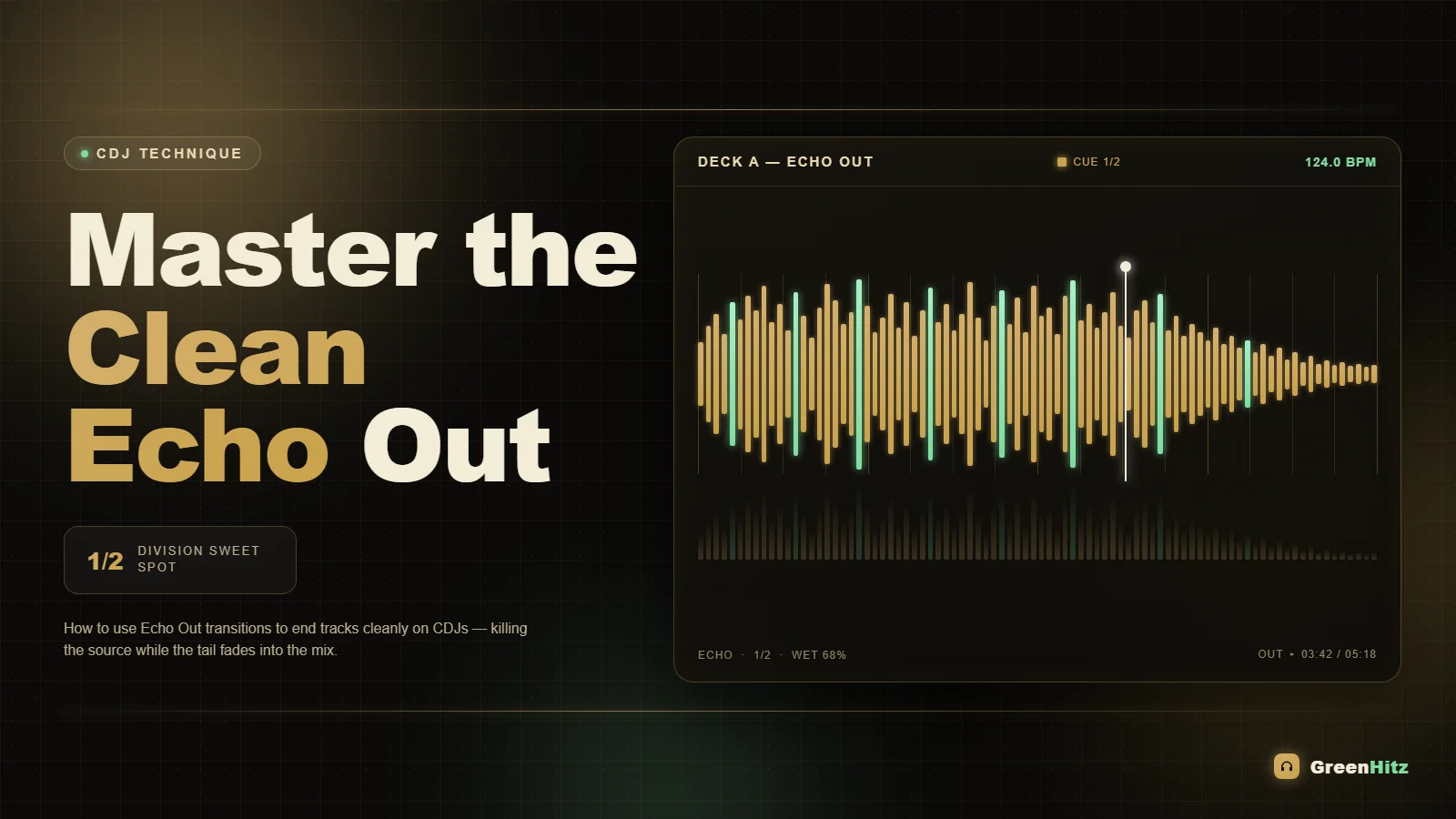 How to Use Echo Out Transitions to End Tracks Cleanly on CDJs