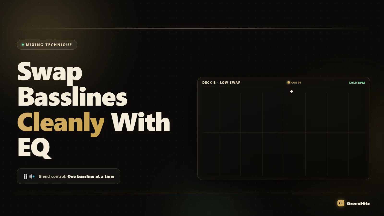 How to Use EQ to Swap Basslines Cleanly When Blending Two Tracks