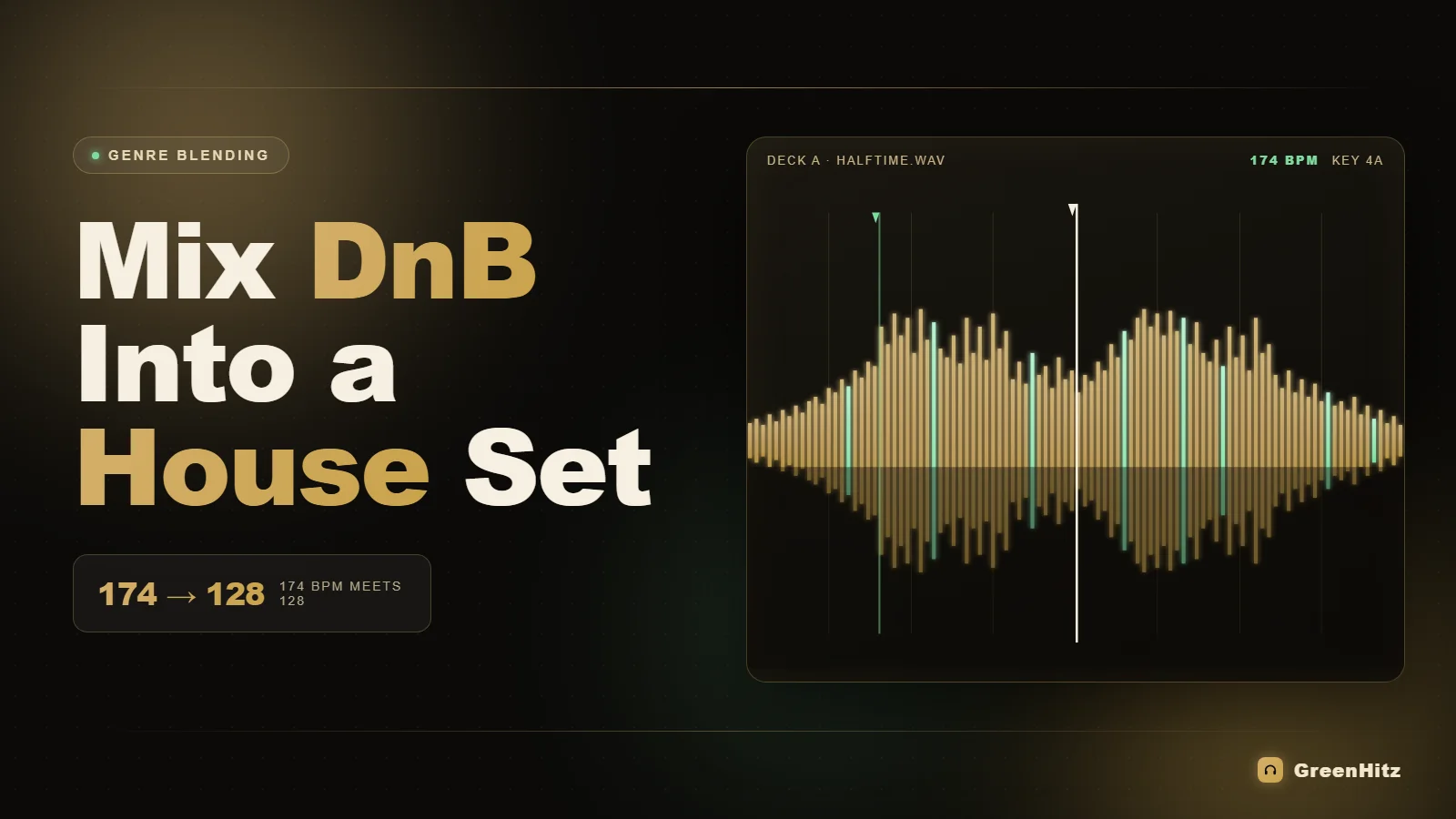 How to Mix Drum and Bass Into a House Set Using Halftime Transitions