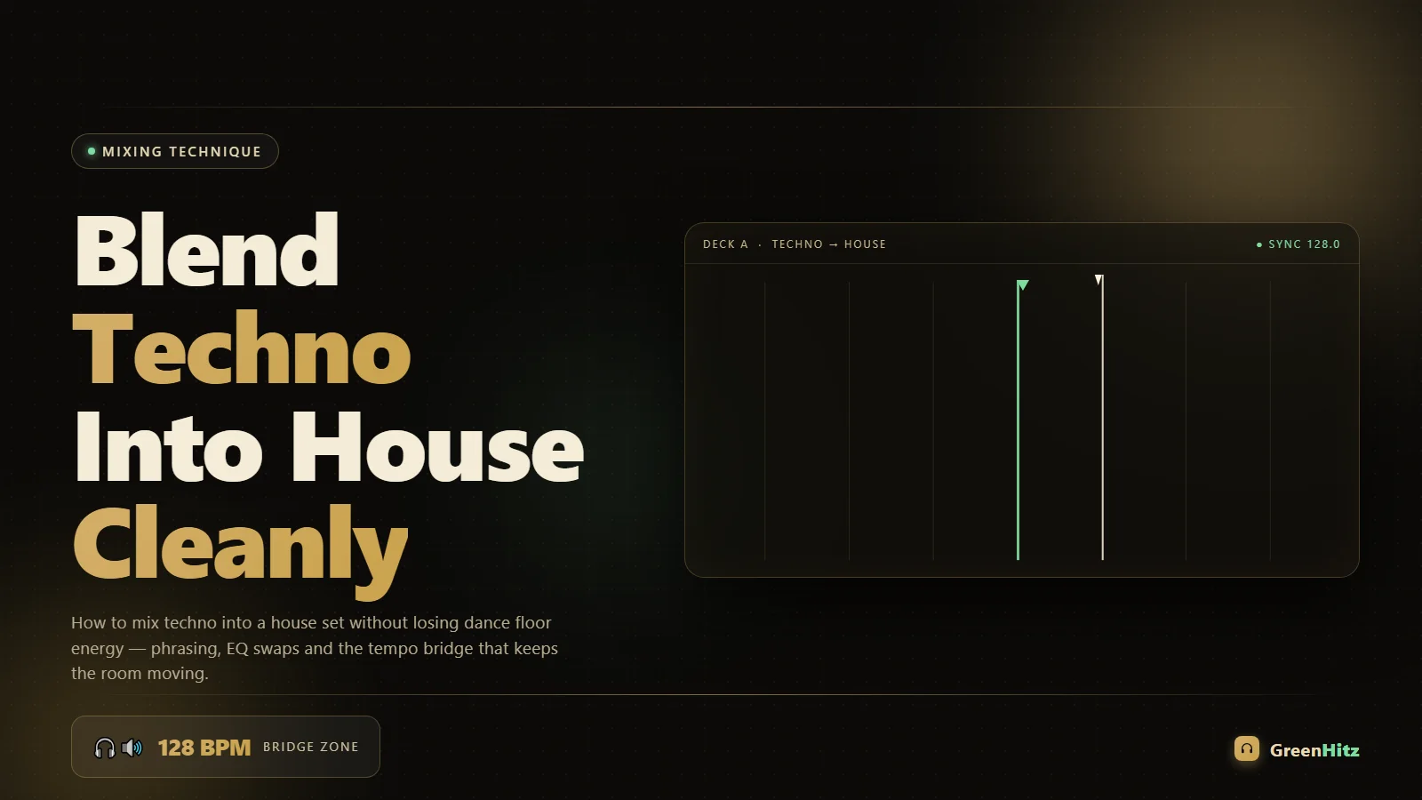 How to Mix Techno Into a House Set Without Losing Dance Floor Energy