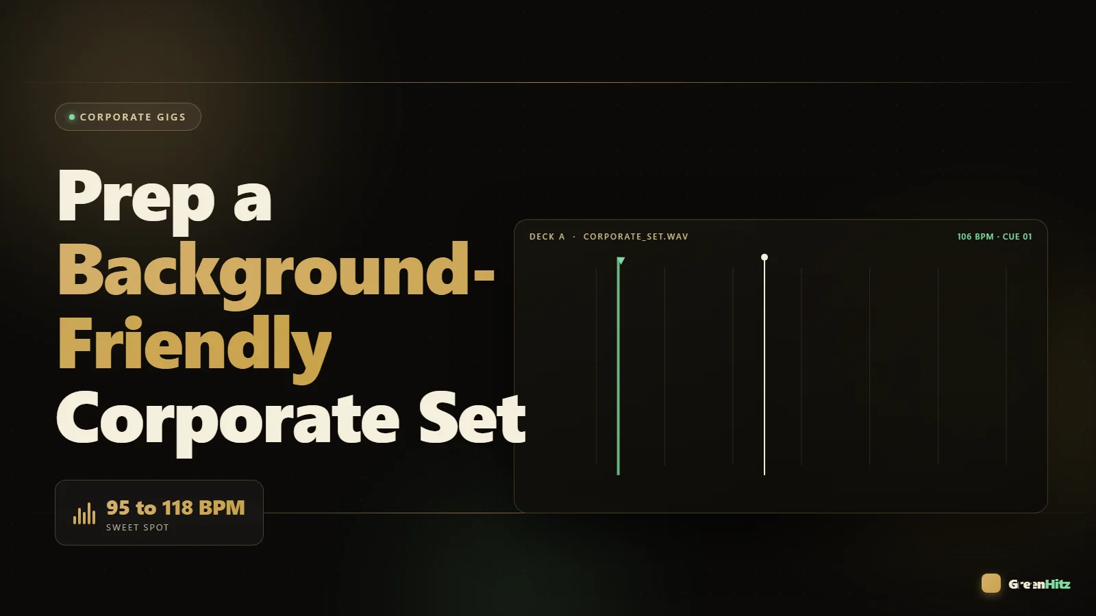 How to Prepare a Corporate Event DJ Set That Stays Background Friendly