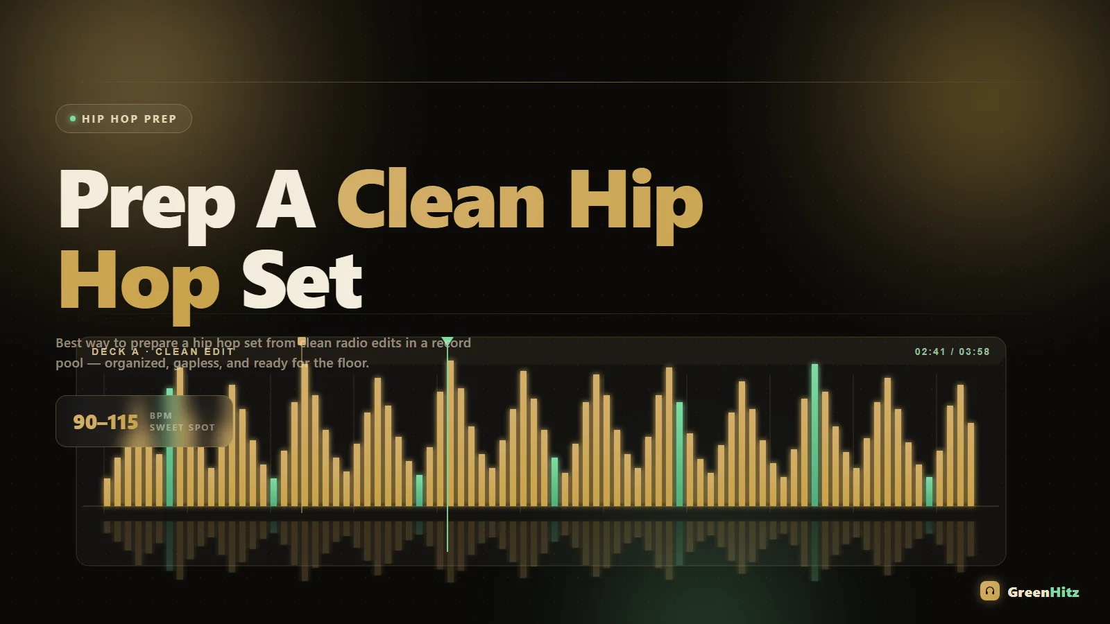 Best Way to Prepare a Hip Hop Set From Clean Radio Edits in a Record Pool