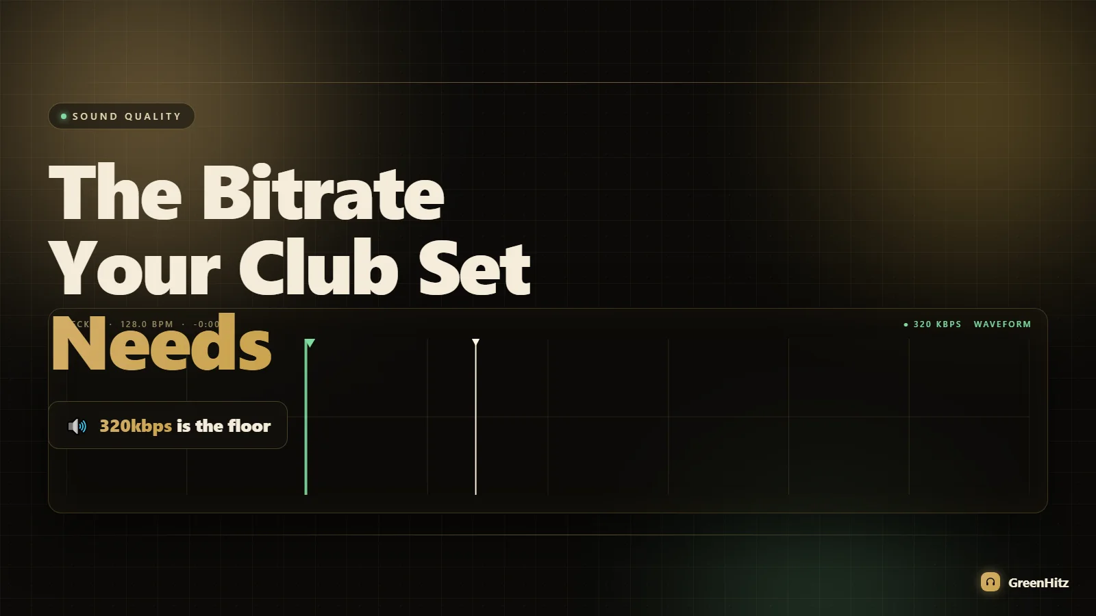 What Bitrate Should Record Pool Downloads Be for Club Sound Systems